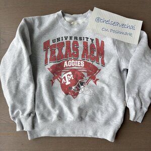 90s Vintage Texas A&M Aggies Football Sweatshirt, Texas A&M University Shirt Tee